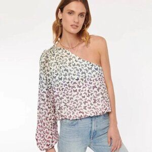 Cami NYC One Shouldered Butterfly Top